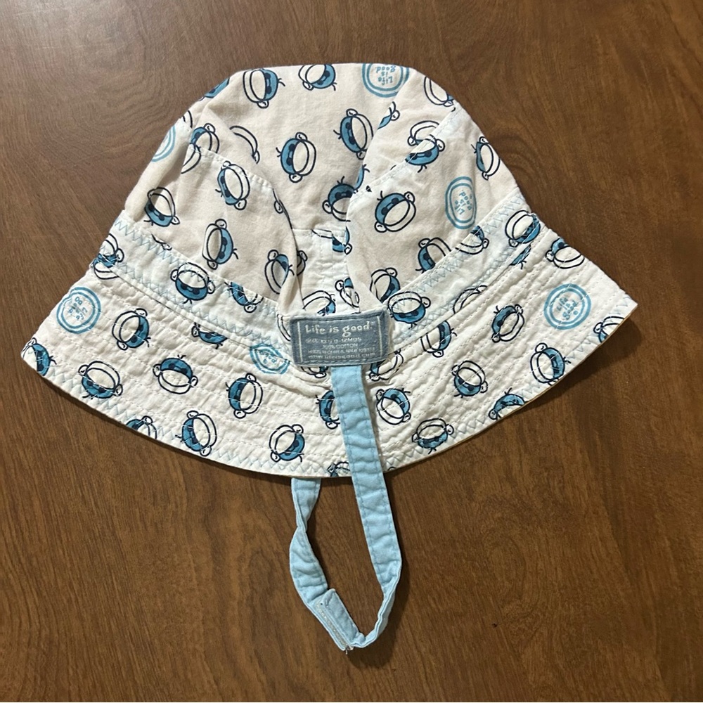 4/$20 Life is good reversible hat 0-12month